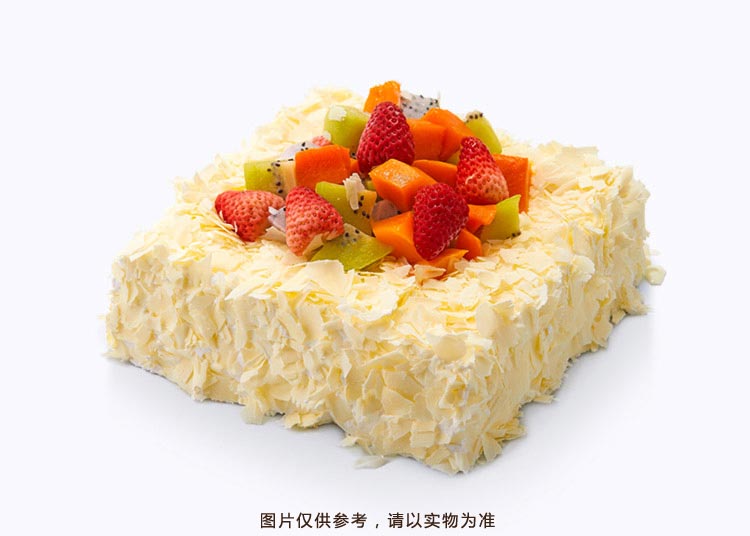 水果缤纷米蛋糕