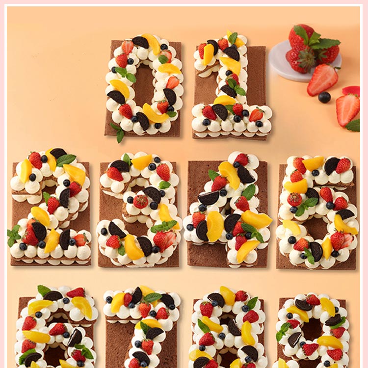 数字水果蛋糕 ebeecake 小蜜蜂蛋糕