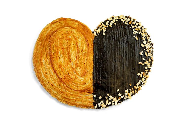 黑巧榛子蝴蝶酥