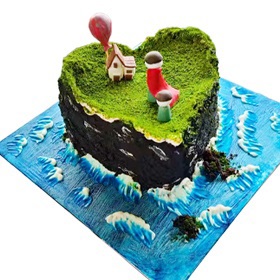 父爱|海岛山峦微缩景观蛋糕¥335