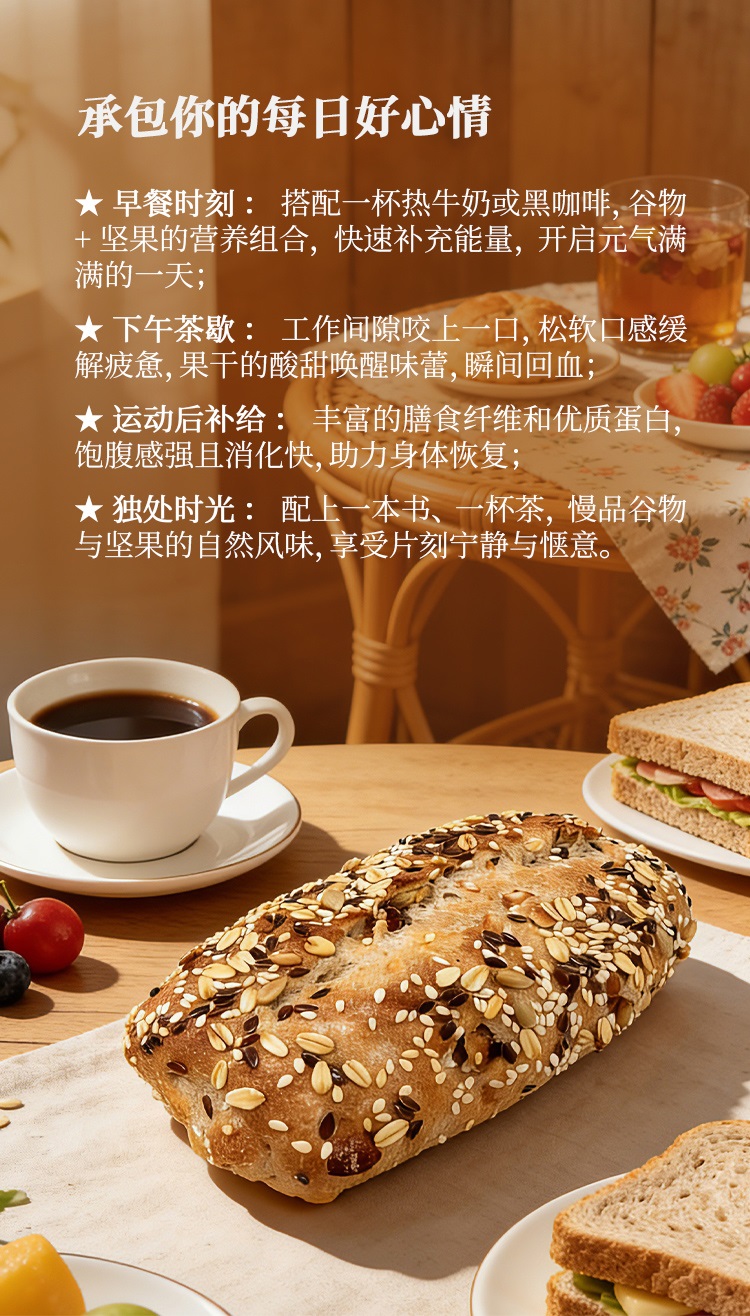 多谷物坚果包